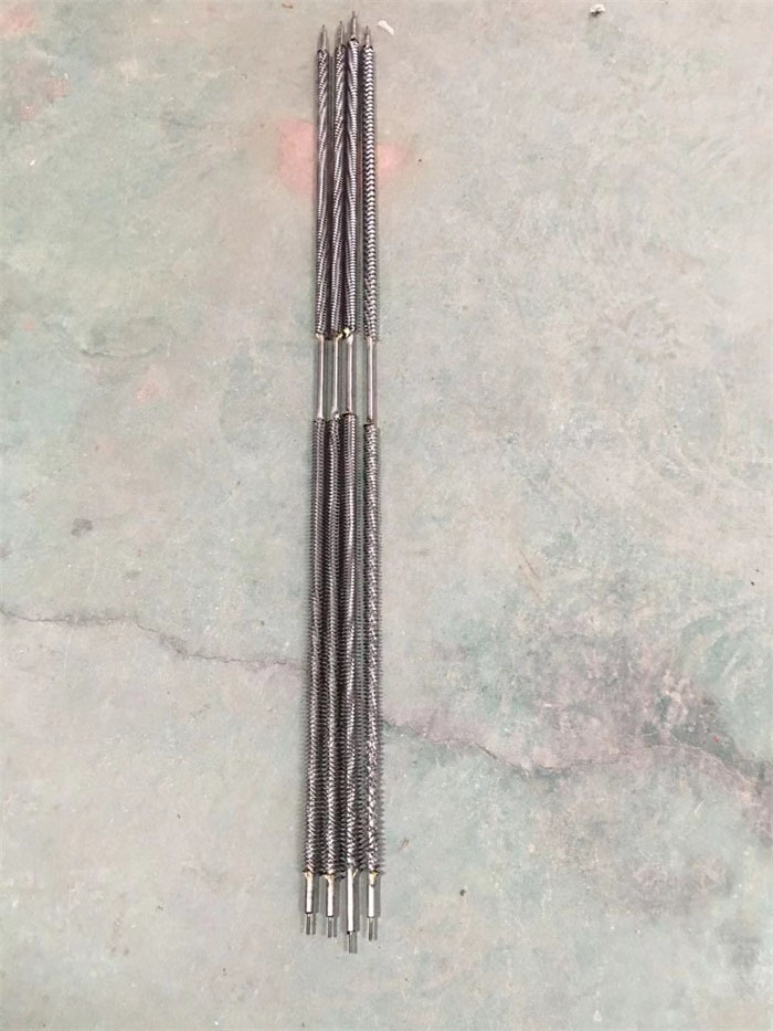 Finned heating tube